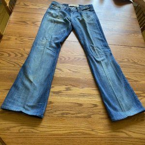Joe's Jeans bedazzled distressed wide leg W28 jeans